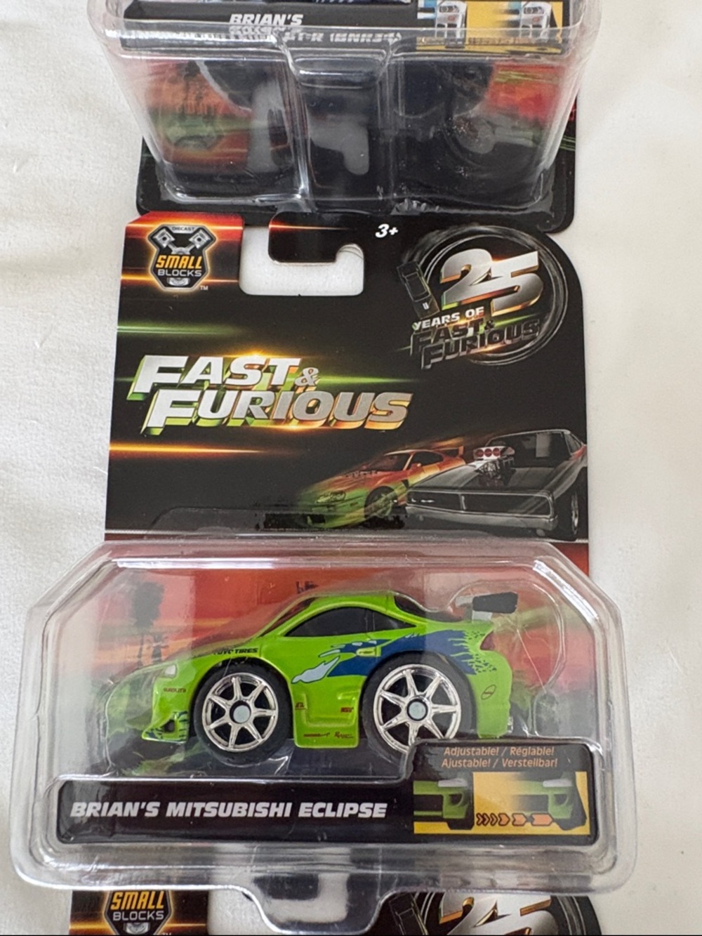 Die-Cast Toy Car 4-Pack — Blue, Green, Orange, Red - Picture 3 of 7